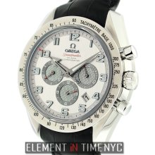 Omega Speedmaster Broad Arrow Chronograph Silver Dial