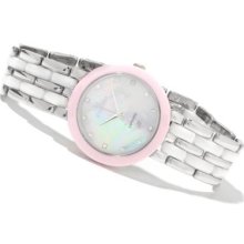 Oniss Women's Daisy Quartz Stainless Steel & Ceramic Bracelet Watch