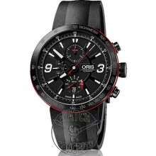 Oris Williams F1 wrist watches: Oris Tt1 Chronograph Black/Red 01 674