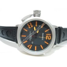 Parnis 55mm Sandblast Case Orange Number Big Face Sea-gull Automatic Man Watch