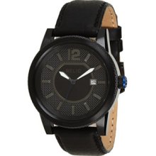 Payton-Black Knurled Case on Black Strap ...