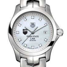 Penn State TAG Heuer Watch - Women's Link w/ MOP Diamond