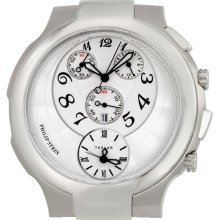 Philip Stein Round Chronograph Watch 9-CRW