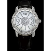 Piaget Limelight Round White Gold Diamond Ladies Watch G0A33025