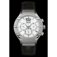 Piaget Polo Chronograph White Gold Watch G0A32038