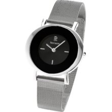 Pierre Lannier Pure Line 146G638 Women's Analog Quartz Watch With Black Dial And Steel Bracelet