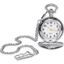 Pocket Watch Case with Chain