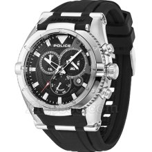 Police Mens Black Raptor Chronograph 13092JS/02 Watch