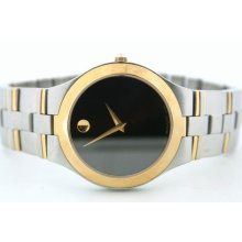 Pre-owned Movado Museum Two Tone Watch