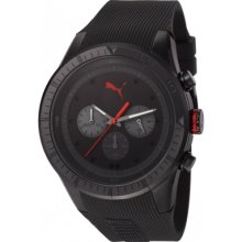 PU102821003 Puma Fast Track All Black Watch