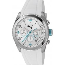 PU103182004 Puma Cycle Chrono White Watch