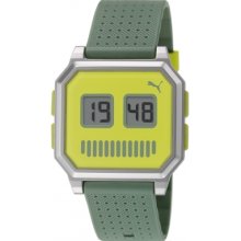 PU910951014 Puma Wrist Robots Lime Green Digital Watch