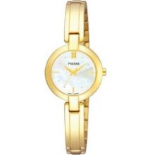 Pulsar Everyday Value Ladies` Watch W/Mother Of Pearl Dial