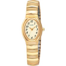 Pulsar Ladies Gold Tone Champagne Dial Expansion Watch PRS578