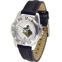 Purdue Boilermakers Womens Leather Wrist Watch