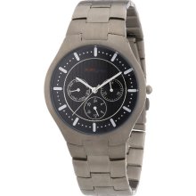 Pure Grey Titanium Gents Watch Multifunction Flat Line Nr. 1594 S