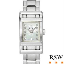 RAMA SWISS WATCH Made in Switzerland Brand New Watch With Precious Stones - Genuine Crystals and Mother of pearl