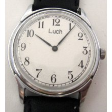 Rare Ussr Russian Watch Luch 17 Jewels A130