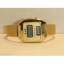 Rare Vintage Uit Solar Digital Watch Retro Digital Watch For Parts Or Repair