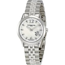 Raymond Weil Women's 5670-st-05985 Freelancer White Mop Watch Swiss Quartz