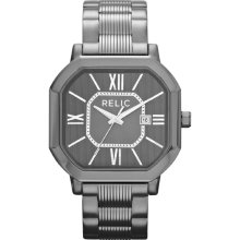 Relic Men's Gray Band with Gray Dial Watch