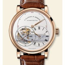 Richard Lange Tourbillon Pour le Merite (PG / Silver / Leather Strap)