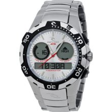 Rip Curl Men's A1029-sil Shipstern Tidemaster 2 Silver Stainless Tide Watch