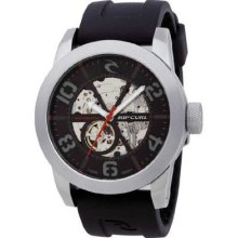 Rip Curl R1 Automatic Silicone Watch Black, One Size Rip Curl