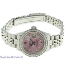 Rolex Datejust Lady Steel Diamond Watch Vintage Ship From London,uk, Contact Us