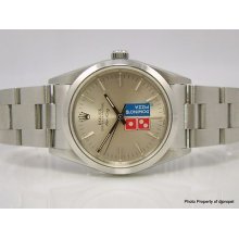 Rolex Stainless Steel 14000 Air-king Domino's Pizza Reward Watch W/ B&p E