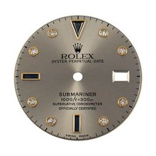 Rolex Submariner Factory Serti Diamond Dial, Steel