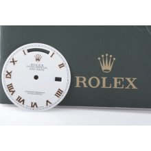 Rolex White Roman Rose Gold Day-date Dial Fits 18205, 18235, 118205 & 11823.