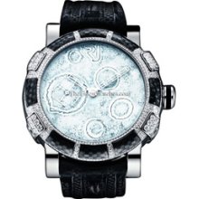 Romain Jerome Moon-DNA Moon Dust Sparkling Steel Mood Diamond Watch #MWF111BB31