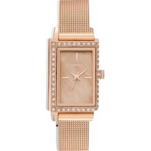 Rose Gold Tone Glitz Watch