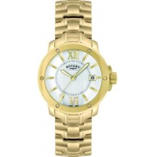 Rotary Gb02831-06 Mens Timepieces Gold Tone Steel Watch