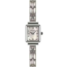 Rotary Ladies Silver Tone Dress Bracelet LB02870/07 Watch