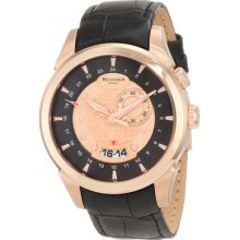 Rudiger R6000-09-007 Konstanz Black Gold Dial Rose Gold Watch