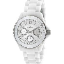 Sale:new Peugeot Ladies White Watch + Sub Dials 7058wt