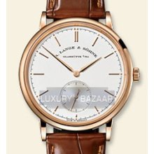 Saxonia Automatic (PG / Silver / Leather Strap)