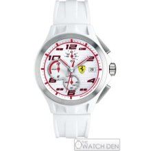 Scuderia Ferrari - Mens Rubber Strap Sf 102 'lap Time' Watch - 0830016