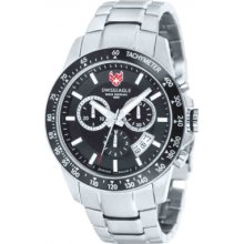 SE-9031-11 Swiss Eagle Mens BATTALION Chronograph Watch