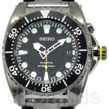 Seiko Men's Kinetic Sport Wr200m Scuba Diver Watch Ska427 Ska427p1