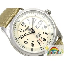 Seiko SNZG07K1 5 Military 100M Automatic Mens Watch