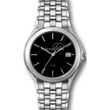 Selco Geneve Parma 2 Tone Men`s Watch W/ Stainless Steel Bracelet