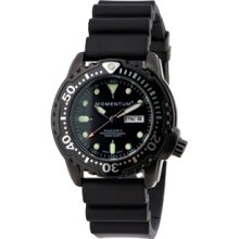 Shadow II Stainless Steel Dive Watch With Rubber Strap