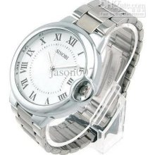 Similar Brand Style Quartz Sinobi Men's Watch White Dial Stainless S