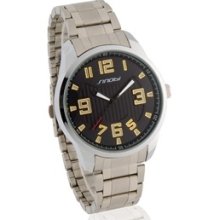 SINOBI 9433 Men's Stylish Water Resistant Analog Watch (Golden)