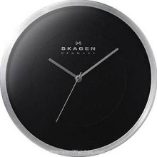 Skagen Contemporary Design Wall Clock Black Dial CL-WA03MSB