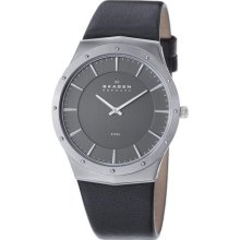 Skagen Denmark Casual in Steel & Leather Mens Watch 509XXLSLM