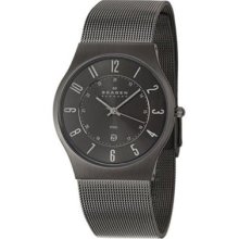 Skagen Grey Stainless Steel Mesh Mens Watch O233xlsmm